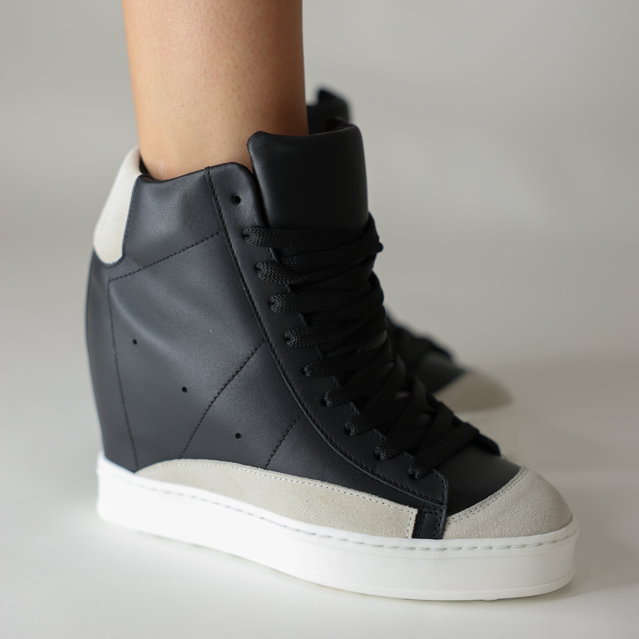 Fearless Black Wedge Sneaker Buy Sneakers Online CynthiaRichard
