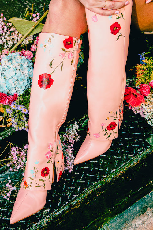Floral Dreaming Boots- Custom by Florelle Studio