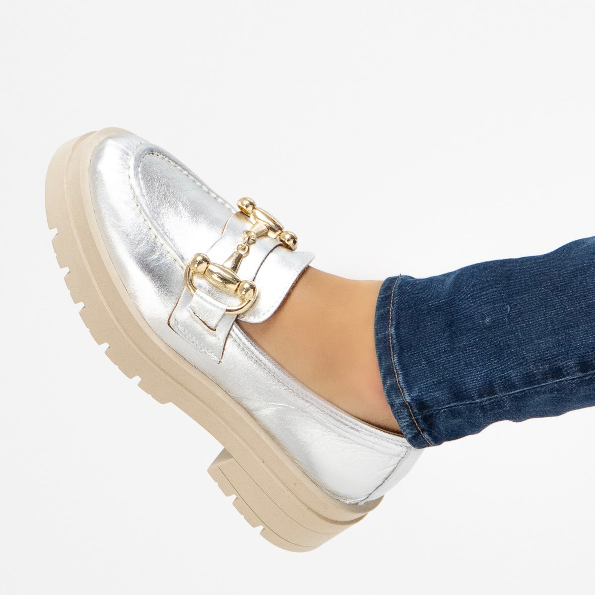 Hailey 2.0 Silver Leather