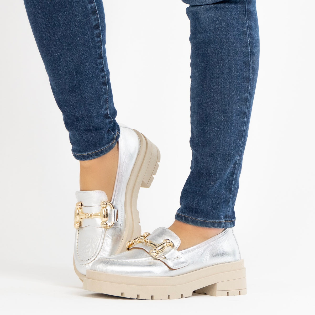 Hailey 2.0 Silver Leather