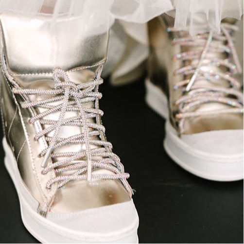 Iridescent Crystal Rope/ Laces