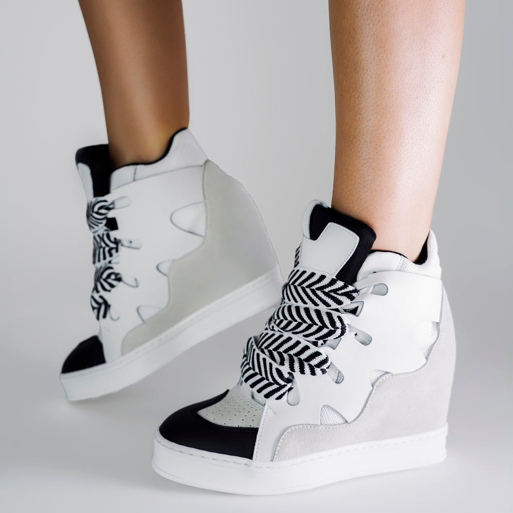 wedge heel sneakers sneaker wedge bootie