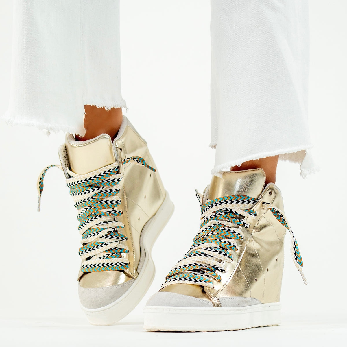 Fearless 2.0 Ouro Wedge Sneaker
