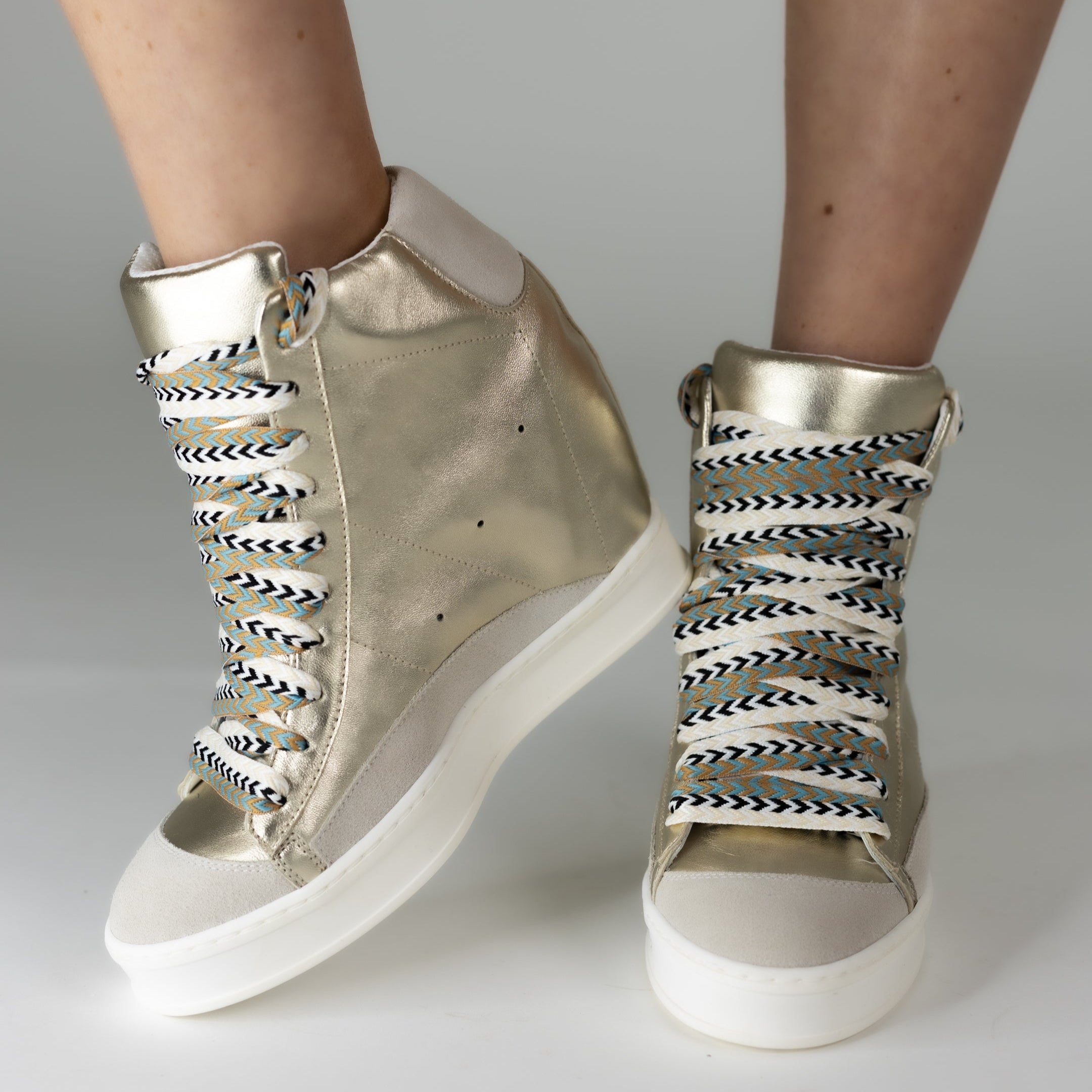 Fearless 2.0 Oro Wedge Sneaker – CynthiaRichard Fearless 2.0 Oro Wedge Sneaker – CynthiaRichard
