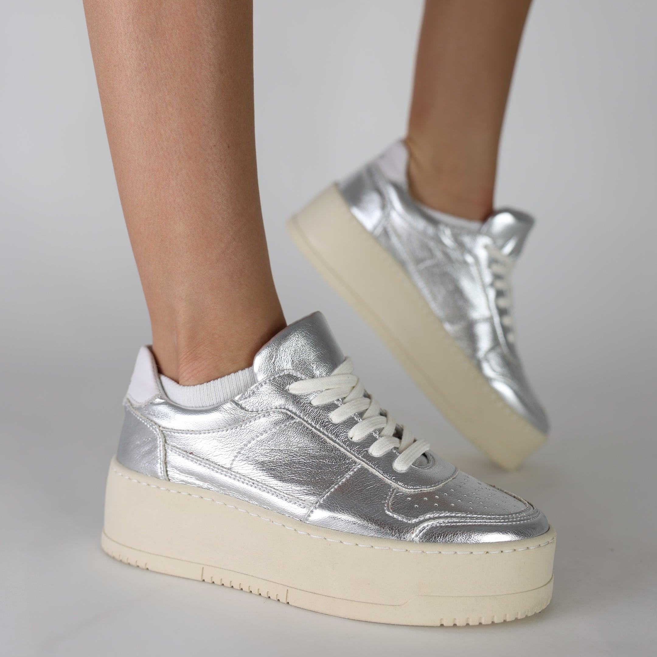 Fierce Gold Metallic Platform Sneaker – CynthiaRichard