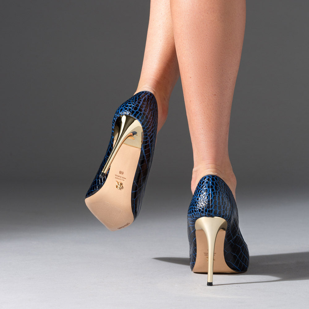 Ruby Cadet Blue | Cynthia Richard - Shop Luxury Shoes