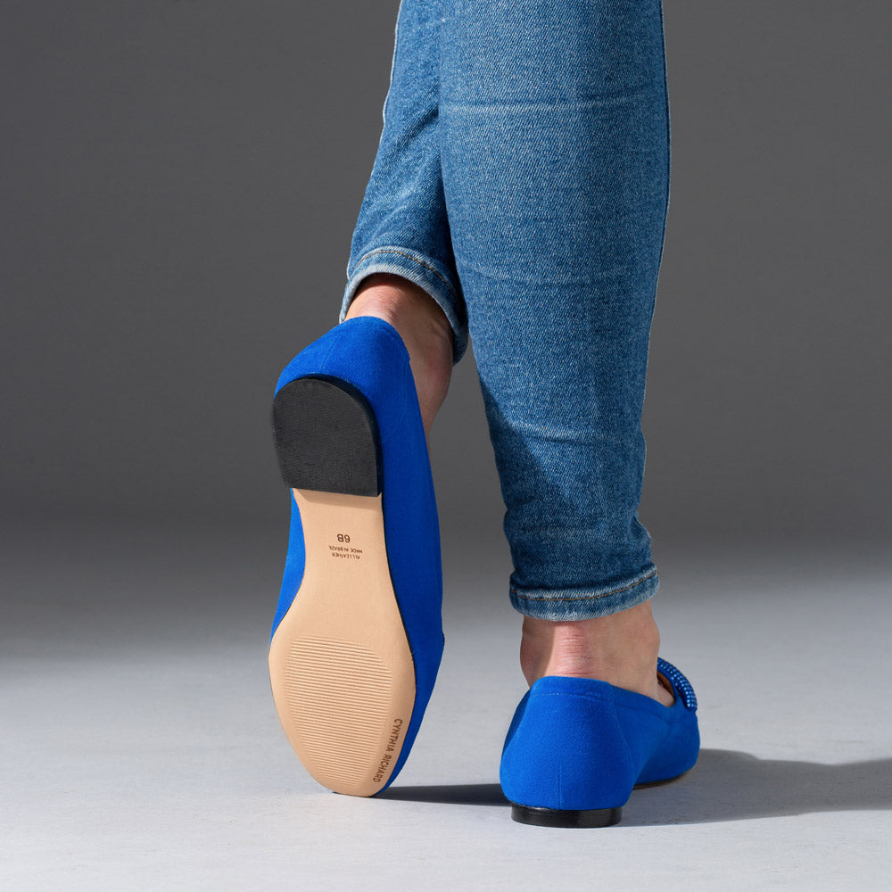 Isabella Brilliant Blue | Cynthia Richard - Shop Luxury Shoes