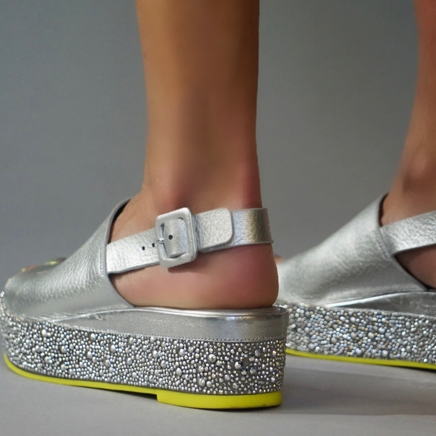 Lucille Prata Metallic | Cynthia Richard - Shop Luxury Shoes